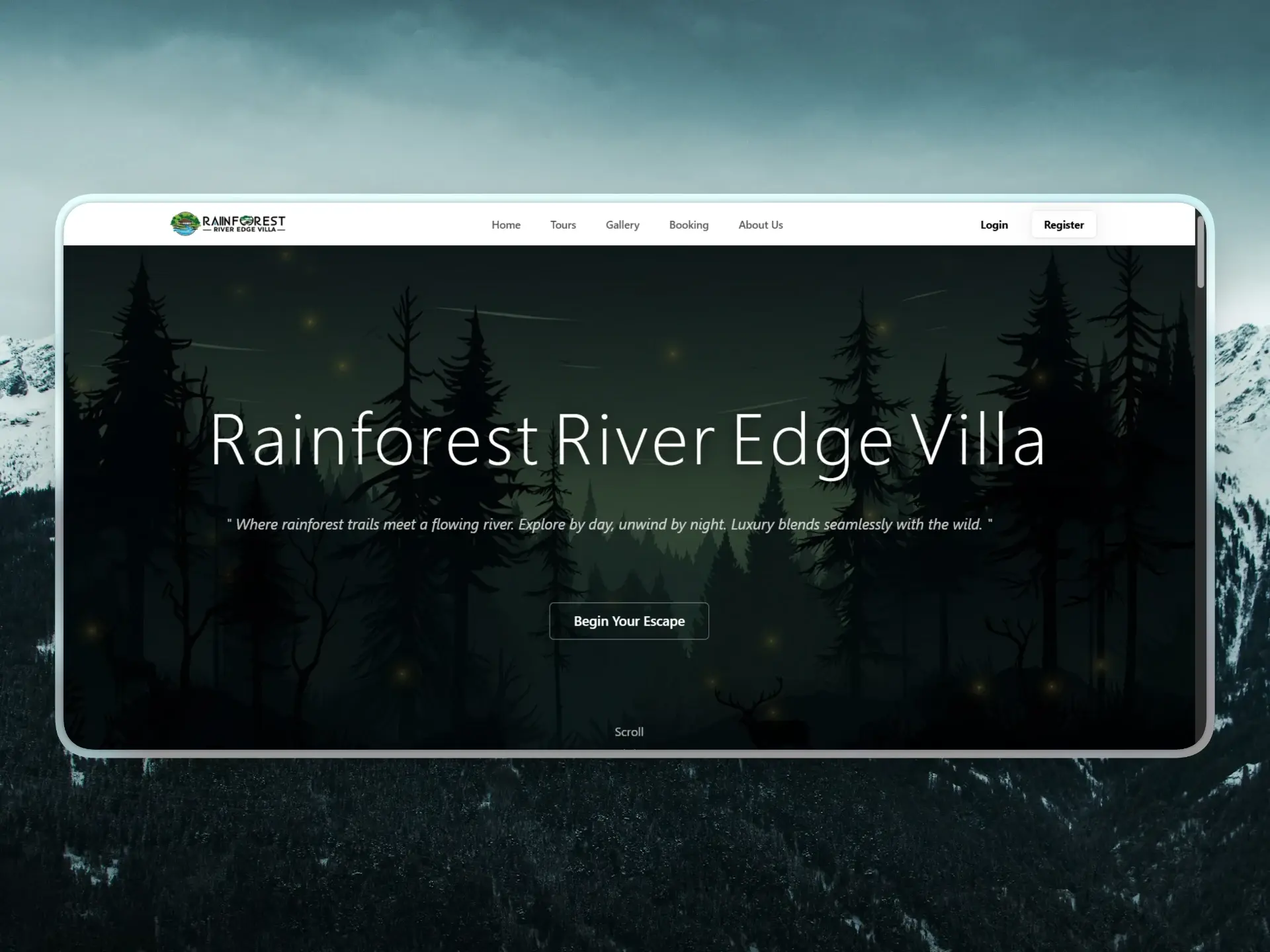 Rain Forest River Edge Villa